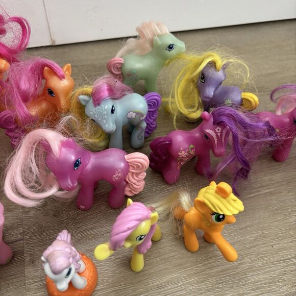MLP My Little Pony McDonalds G3 G4 Lot 13 Figures Brushable Hair Limited Edition - Picture 9 of 10